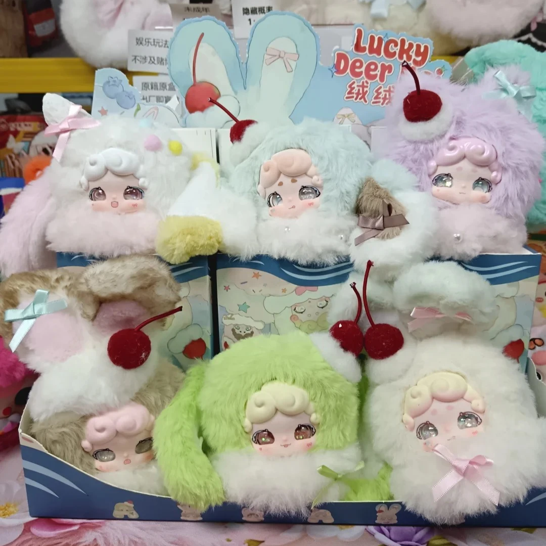 

Lucky Deer Nai Rongrong Ice Series слепая коробка милый кролик аниме кукла загадочная коробка сумка-сюрприз виниловая кукла плюшевая подвеска игрушки подарок