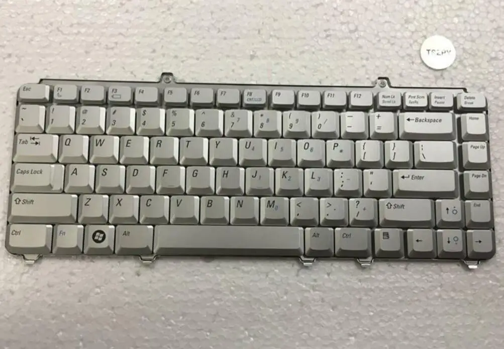 Teclado prateado para dell inspiron 1420 1520 1521 1525 1526 m1330 m1530