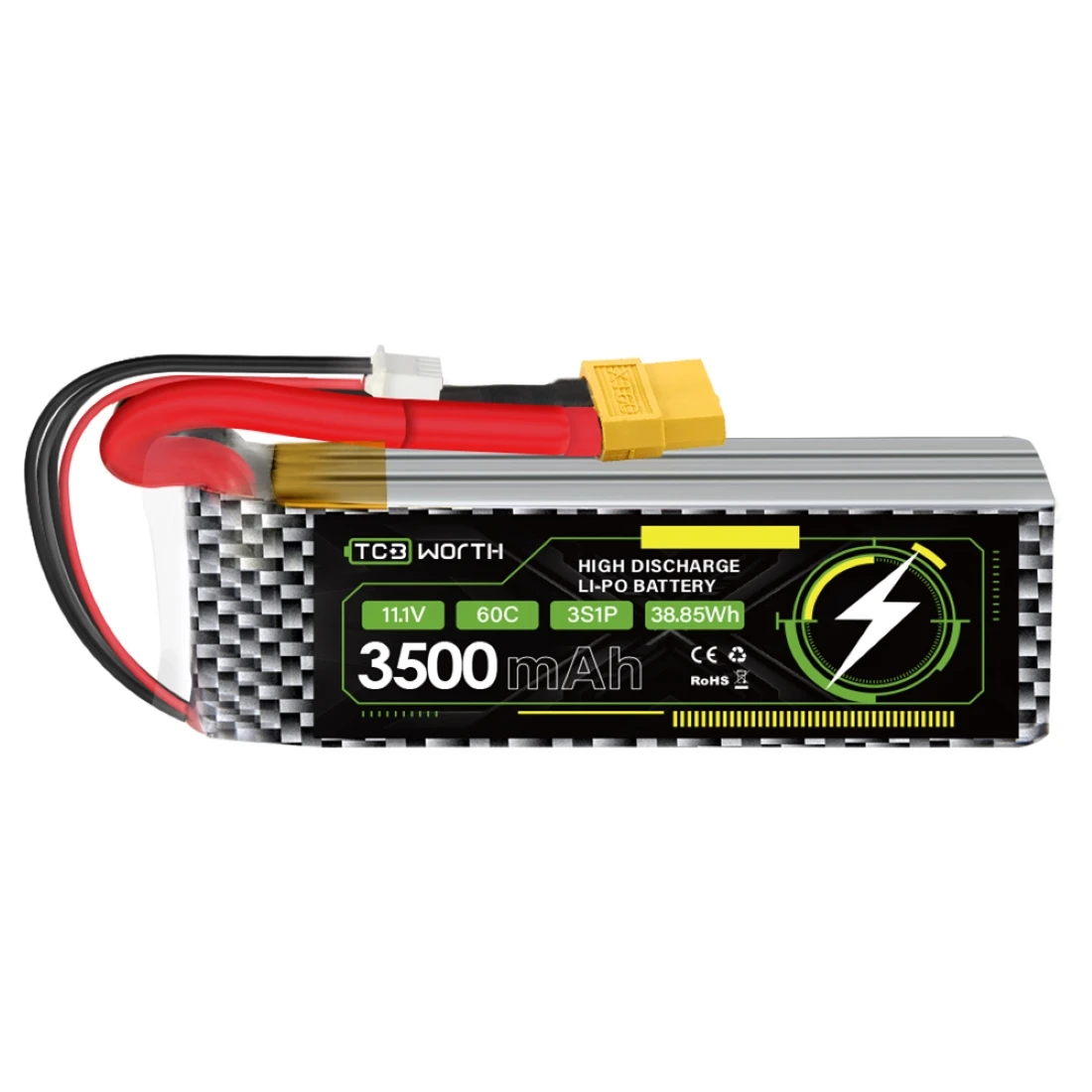 

3S Lipo Battery 11.1V 3500mah 60C For RC Car Quadcopter Drone Airplane Helicopter With XT60 Deans T XT90 EC5 11.1V Battery