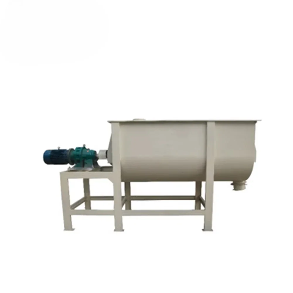 Horizontal Double Helix Powder Belt Mixer for Efficient Material Mixing Industrial Construction Equipment