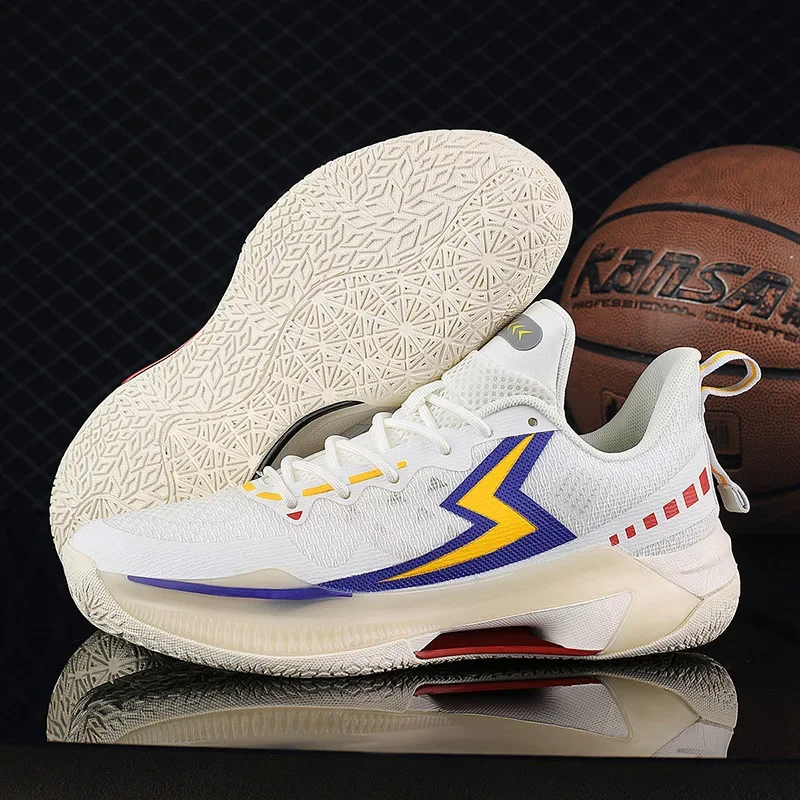 

Высококачественные баскетбольные кроссовки для женщин, мужские кроссовки с суперкритической резиновой подошвой E-TPU, практичная спортивная тренировочная обувь36