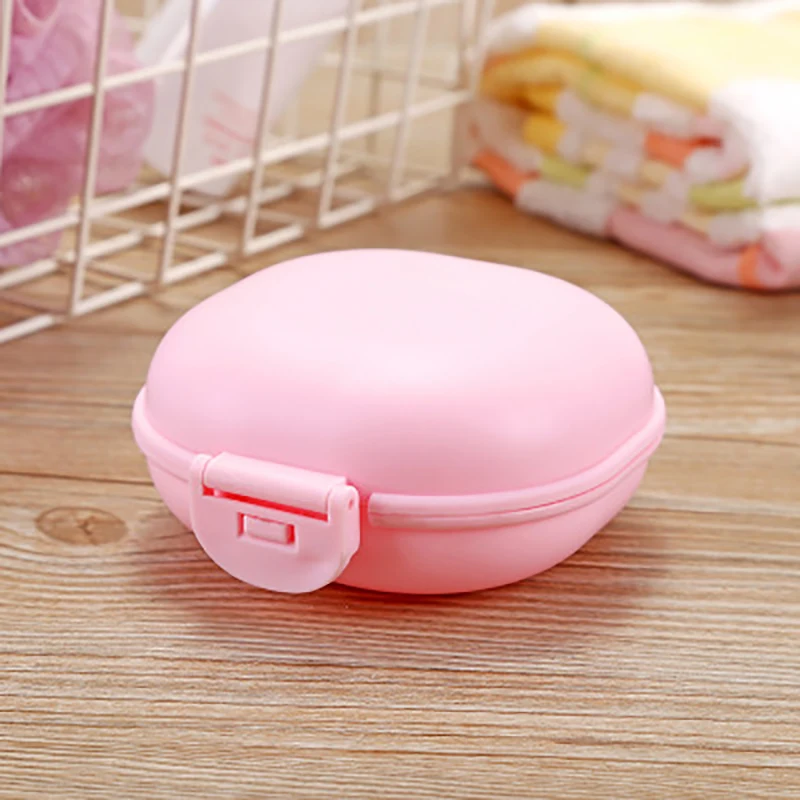 Bathroom Soap Case Mini Soap Box With Lid Portable Storage Dish Home Shower Drain Soap Holder Container Tray Cover Travel Hiking