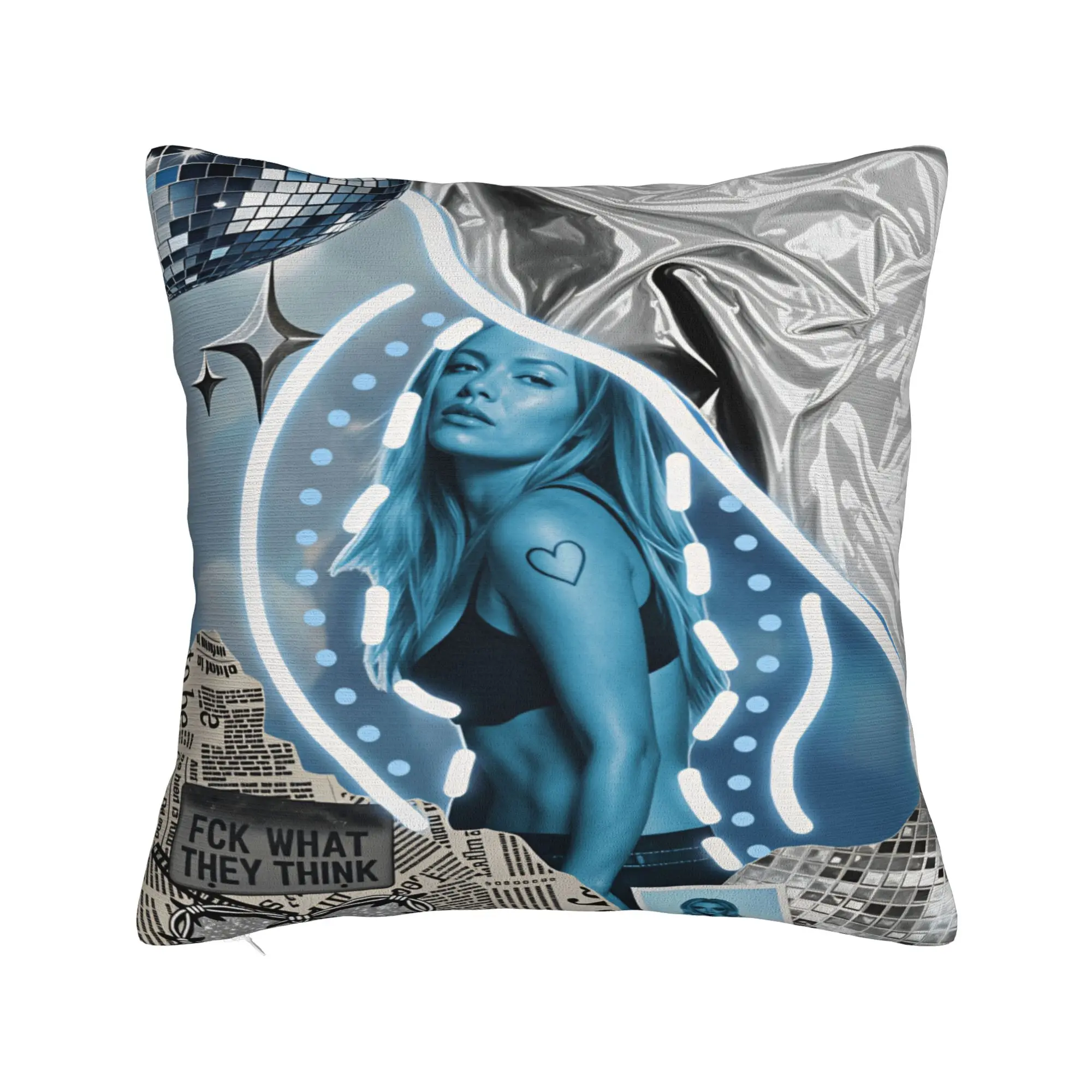 No Me Arrepiento De Sentir Tanto Karols G Pillow Cover  Fashion Pillow Case  Living Room Sofa Comfy Cushion Cover Birthday Gift