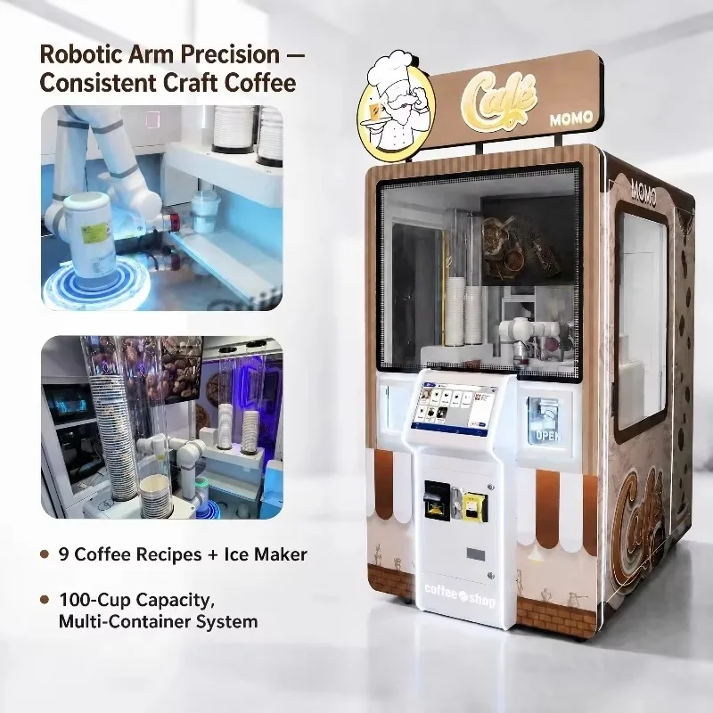 High Precision Coffee Robot Professional Grinding Brewing Milk Frothing Machine For Specialty Coffee Shop Barista Use