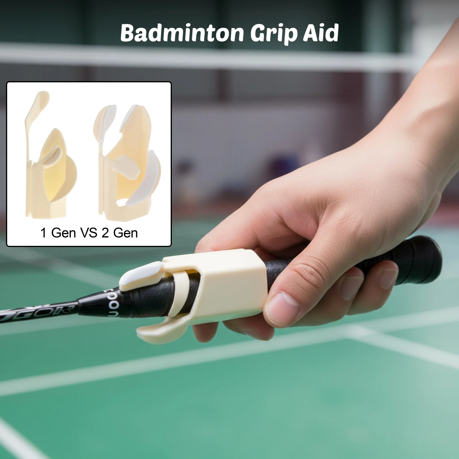 

Корректор осанки для бадминтона, тренировочный инструмент, тренажер для теннисной ручки, эргономичное спортивное тренировочное оборудование для бадминтона на открытом воздухе