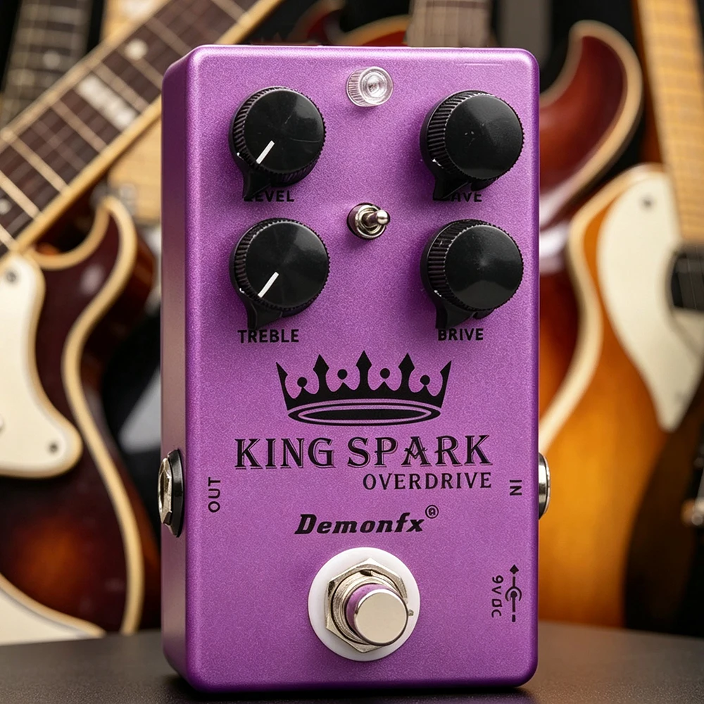 Demonfx Guitar Effect Pedal Overdrive With True Bypass High Quality King Spark Overdrive
