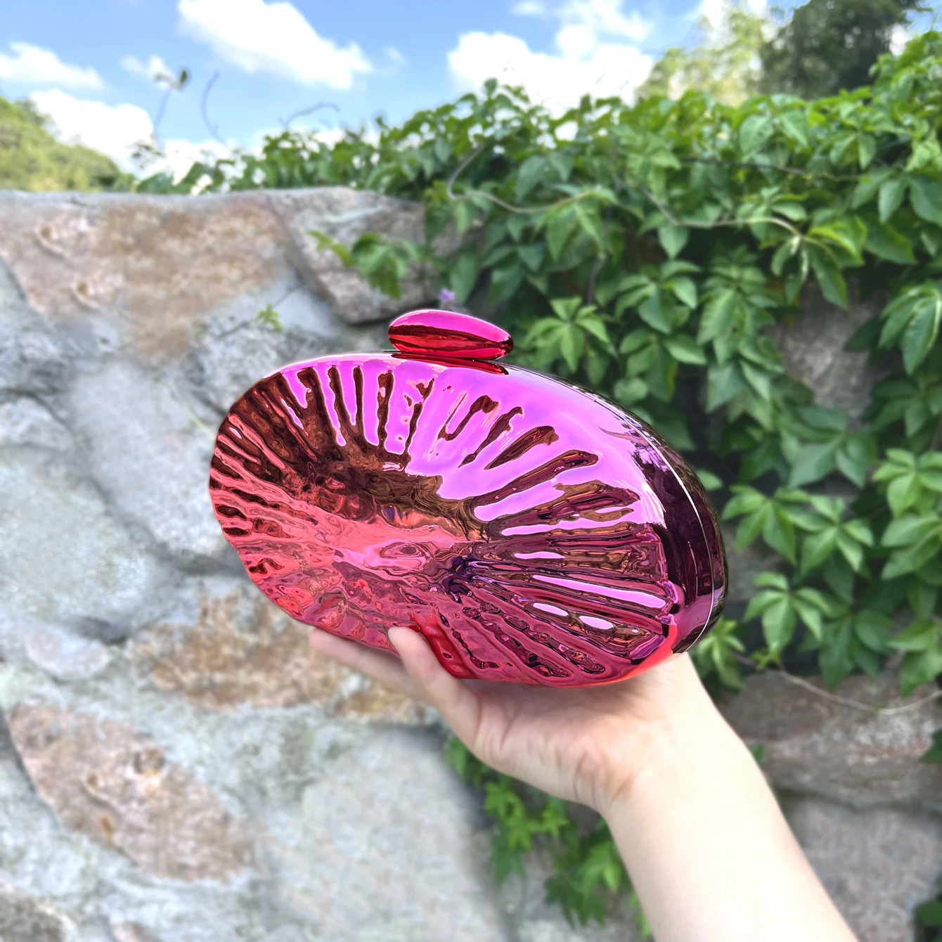 

Luxury Designer Women's Crossbody Bag with Chain Shoulder Bag Acrylic Fashionable Evening Clutch Bag