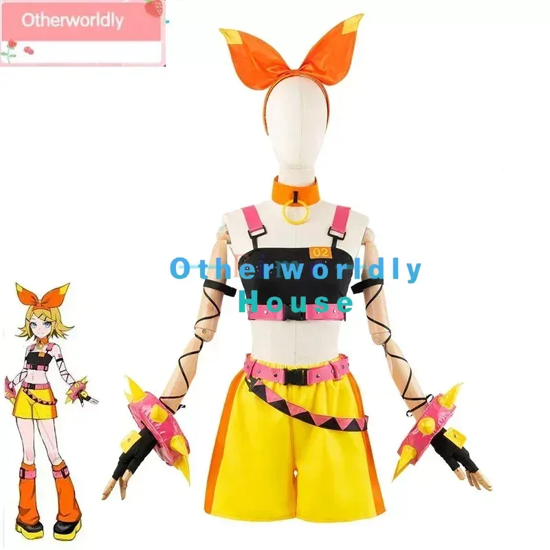 

Rin Cosplay Costumes Women Cute Party Suit MAGICAL MIRAI Cosplay Top Pants Anime Clothing Halloween Carnival Uniform Custom Made
