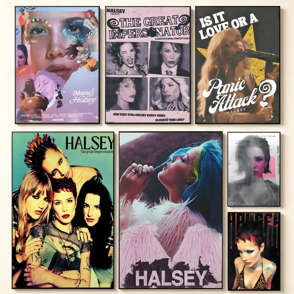 Musician Pop H-Halsey Poster Contemporary Home Wall Ornaments & Stylish Indoor Accents