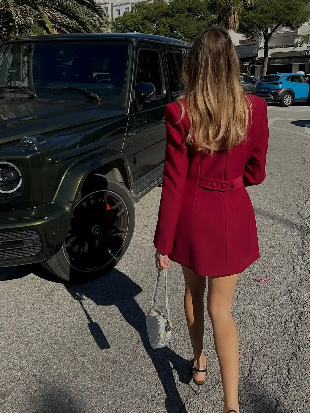 Abito da donna mini blazer a maniche lunghe con vita stretta Chic doppio petto in raso patchwork abiti corti 2026 Abito da donna primaverile quotidiano