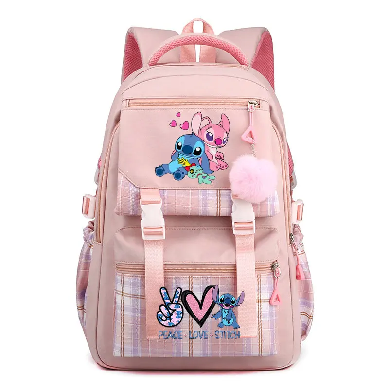 Lilo Stitch Backpack for Girl Boy Student Teenager Children Rucksack Women Cute Casual School Bags Kids Birthday Gift