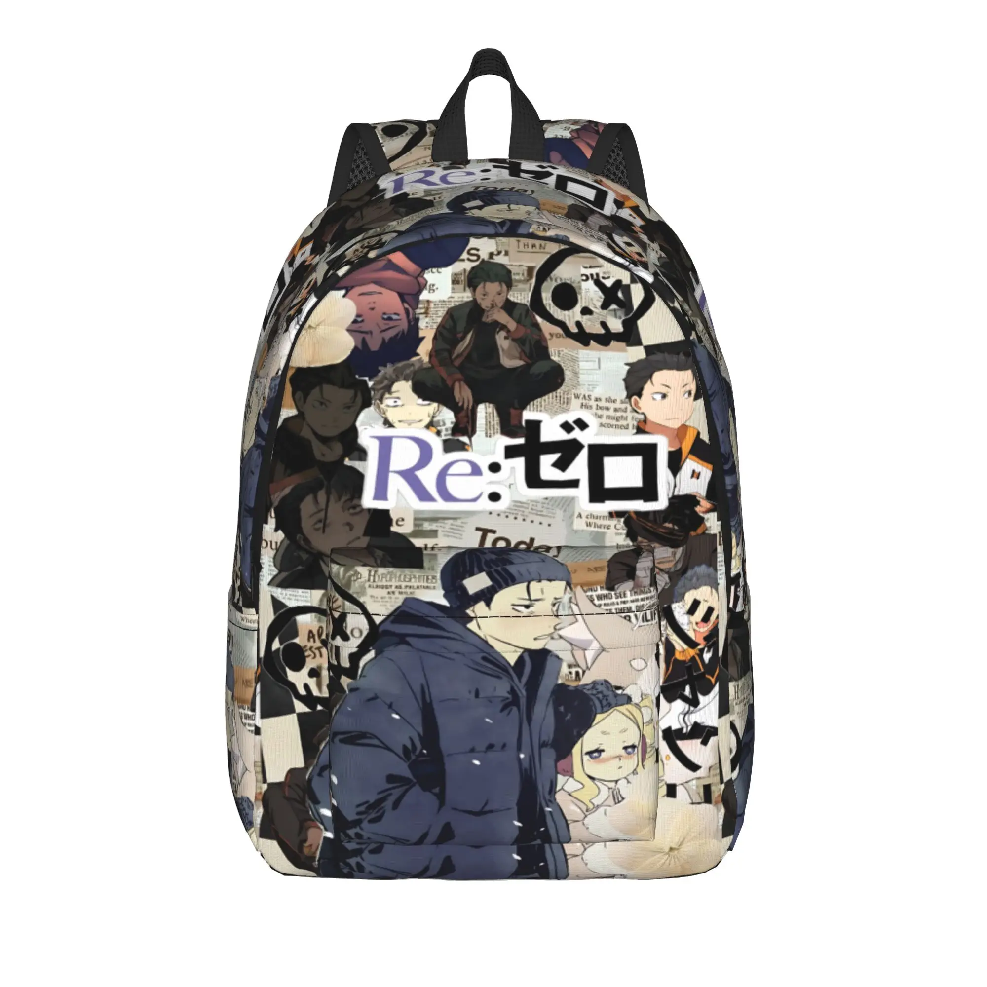 Fashion Re ZERO Anime Backpack  Mochilas Super Quality Camping Sturdy Shoulder Rucksack