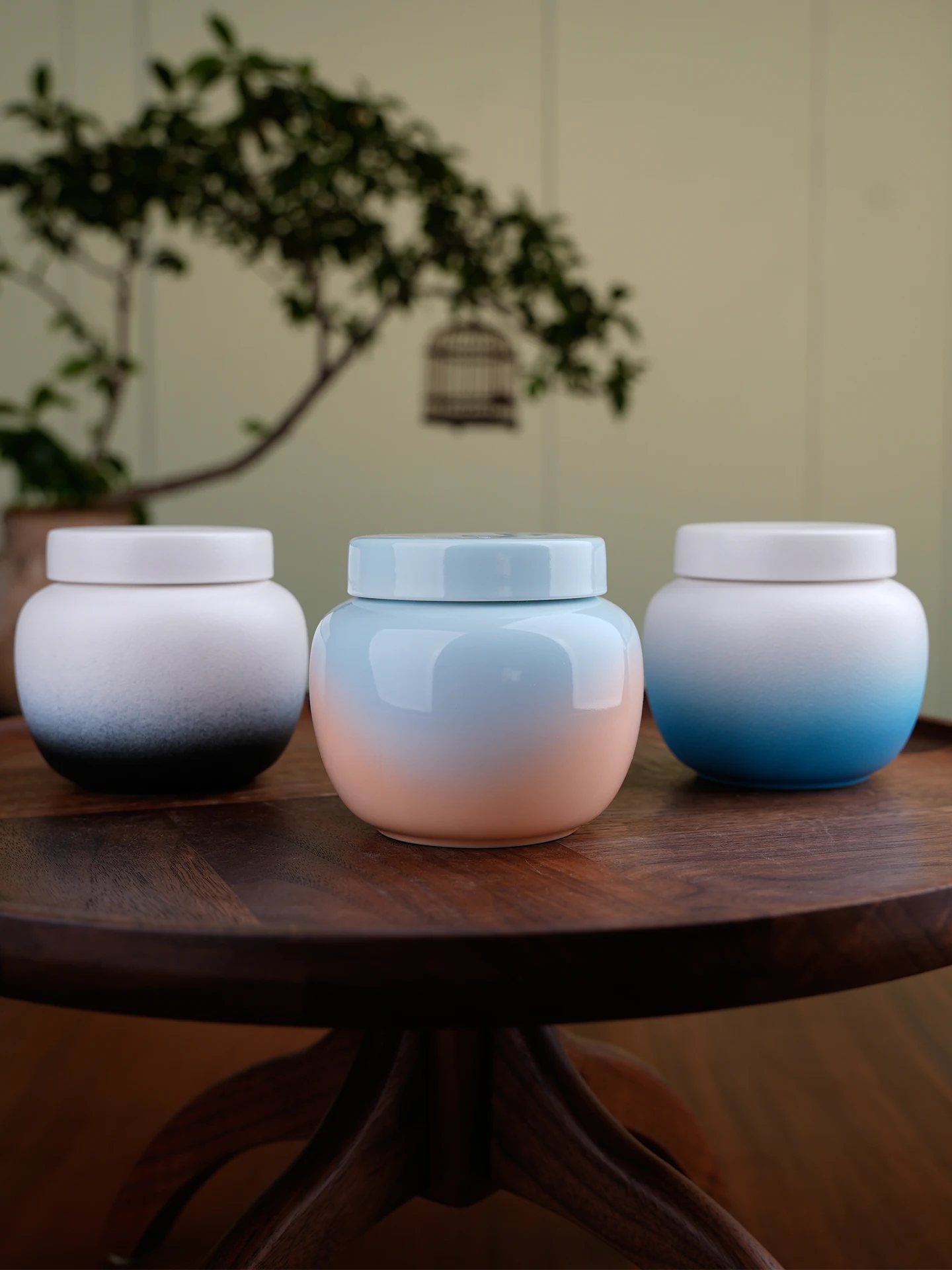 

Маленькая керамическая герметичная банка для меда, круглая емкость для хранения лекарств и порошков, пищевой фарфоровый контейнер для хранения продуктов