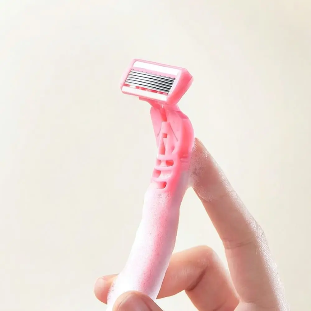 Women Manual Razor Portable Bikini Trimmer Hair Remover Underarm Body Shaver Smooth Grooming Tool For Daily Use