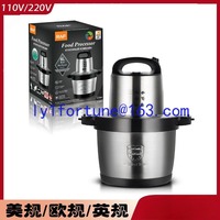 Household 6L Commercial Electric Meat Grinder Large Capacity Grinder Garlic Beater Meat Beater