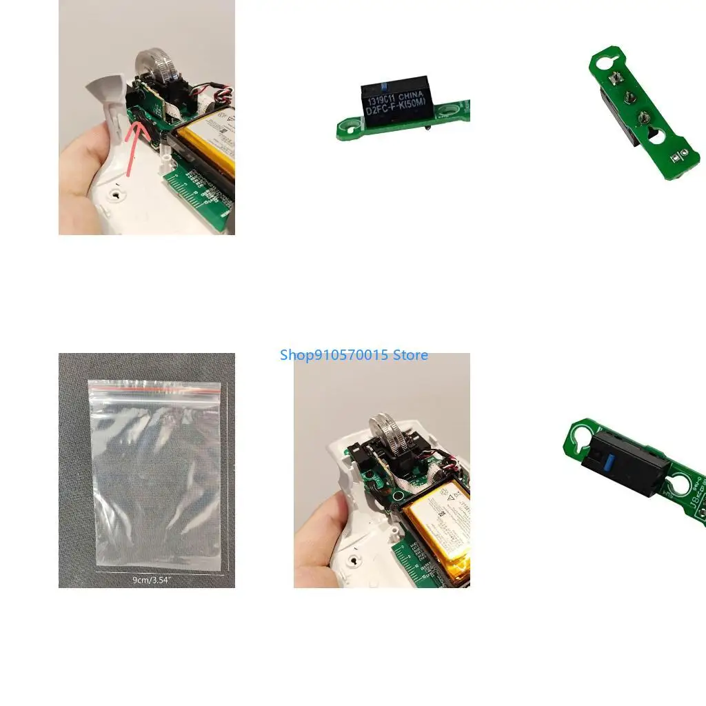 B95C Mouse Left Board Mouse Board Replacement for MX Master3 Improved