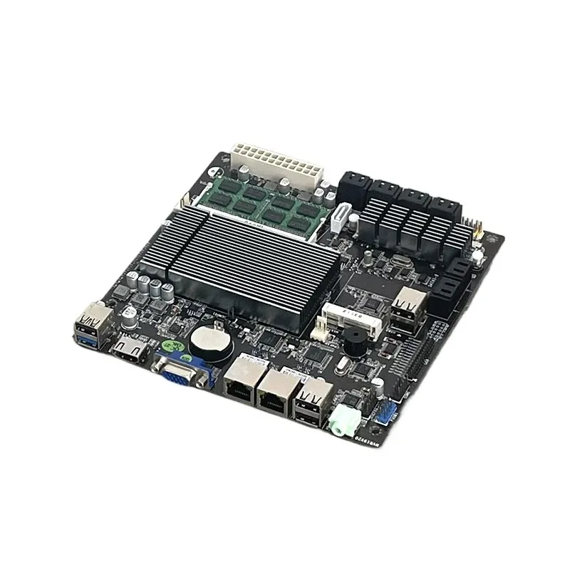 90% New Control Motherboard NAS Storage Multi Hard Disk Server J1900/B75K9-ETH
