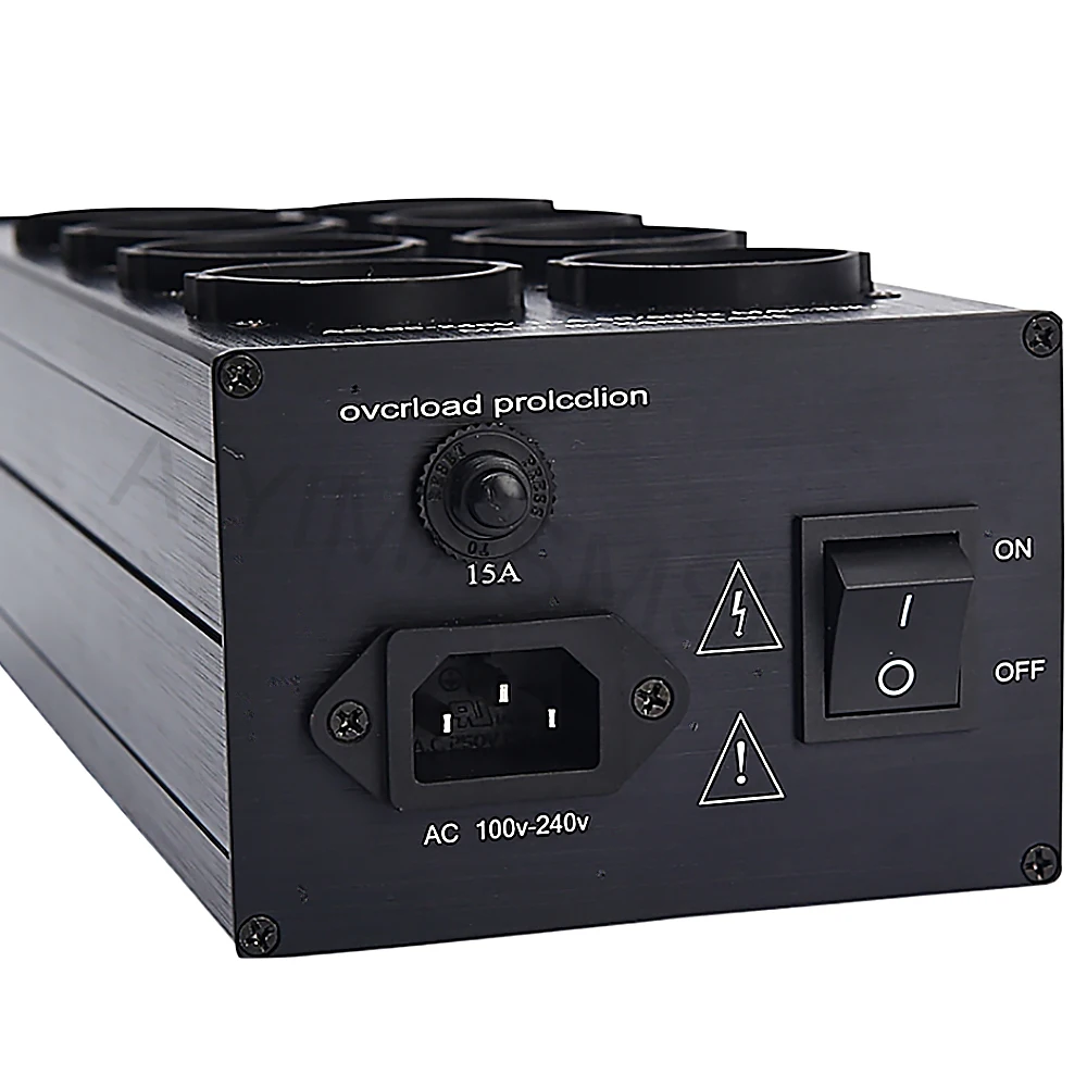 Imagem -04 - Aiyima-smsl Pawalle Power Filter Purificador de Áudio Soquete Duplex Stage Filter Padrão Europeu Bits 3000w 15a Paiwa Tp80