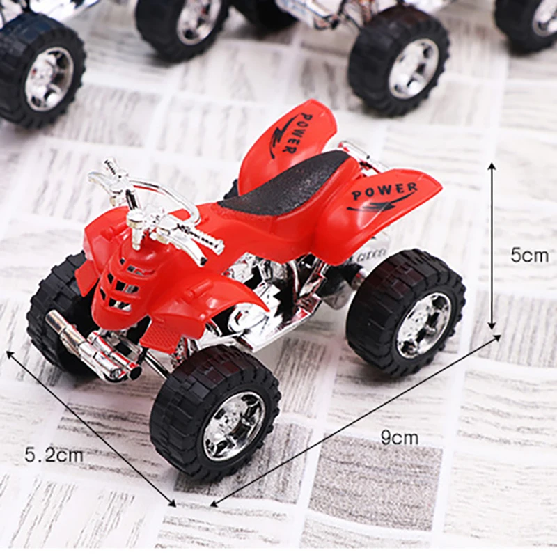 Cartoon Creative Back Force Beach Motorbike Four-wheeled Inertia Buggy Children's Educational Toy Car Model Toys