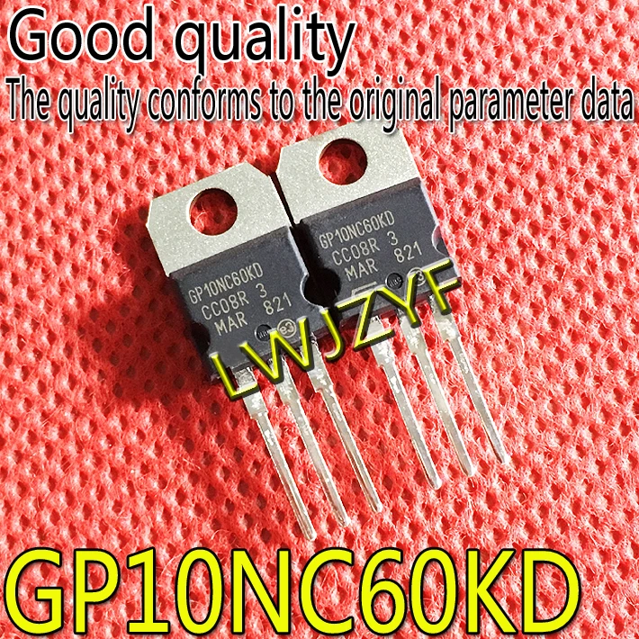 (5Pieces) New GP10NC60KD STGP10NC60KD TO-220 IGBT MOSFET Fast shipping