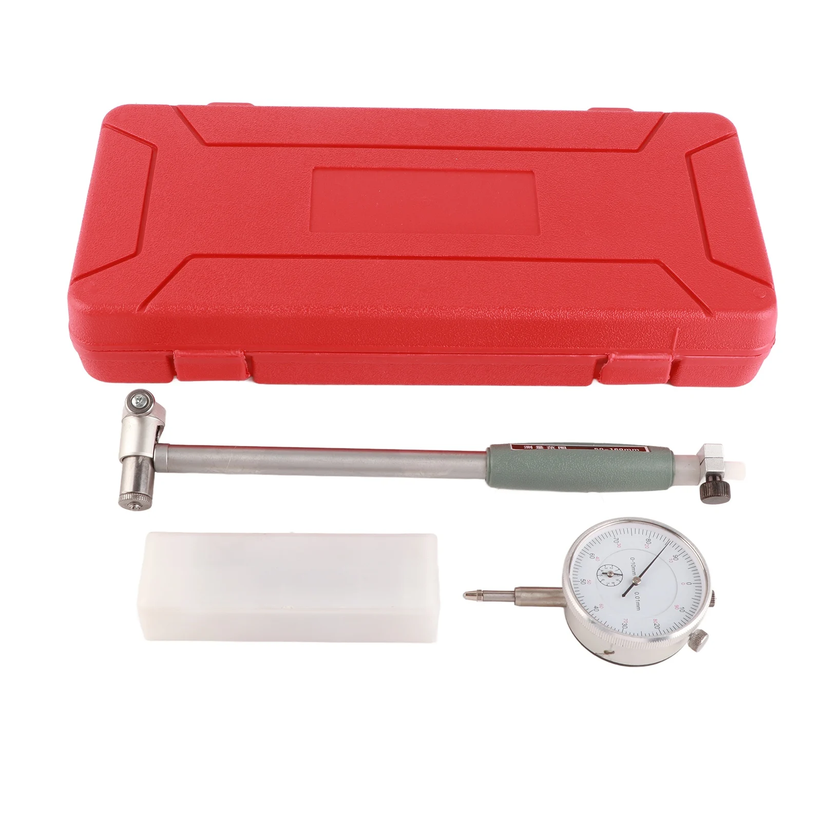

50-160mm Bore Gauge, Dial Bore Gauge 50‑160MM Diameter Indicator Measuring Engine Cylinder Tool Kit
