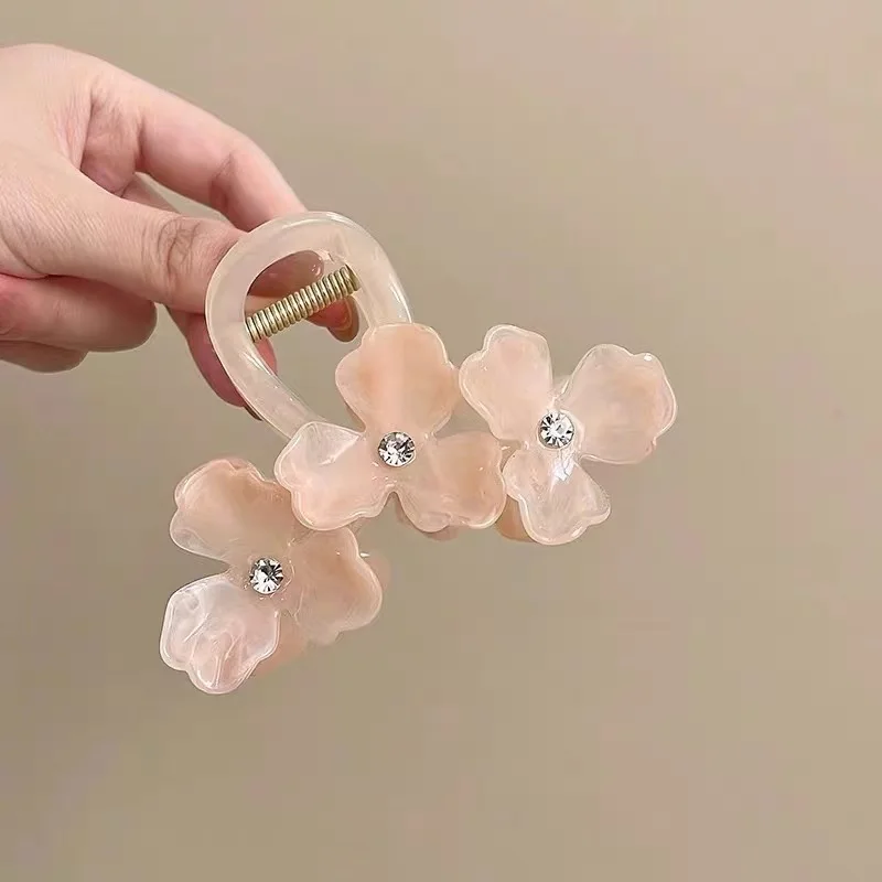 Nuovi fermagli per capelli da donna piccoli artigli per capelli con fiori freschi Clip per accessori per capelli con forcina per ragazze copricapo