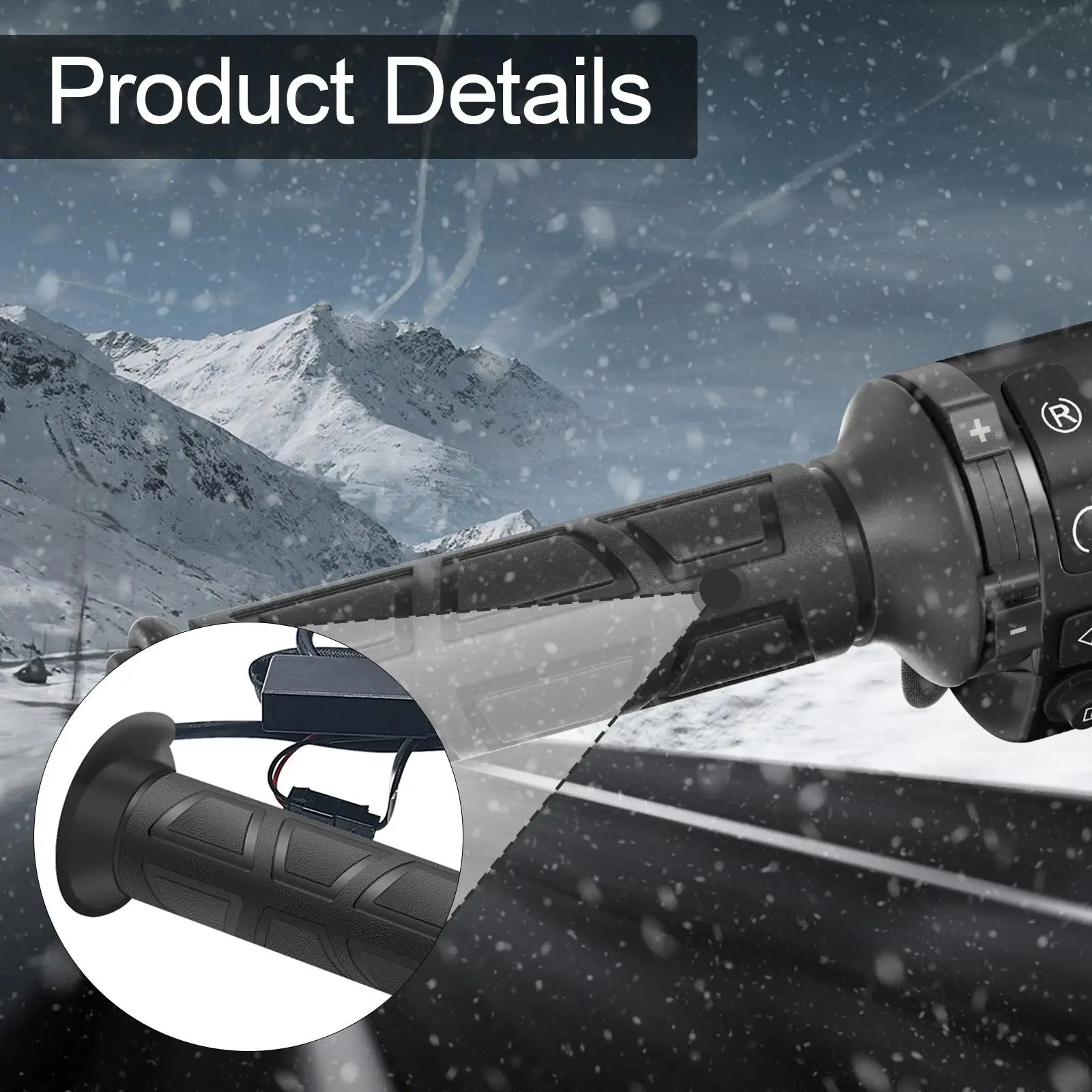 الكهربائية الساخنة ساخنة الدافئة المقود القبضات دراجة نارية المقود ساخنة السيطرة