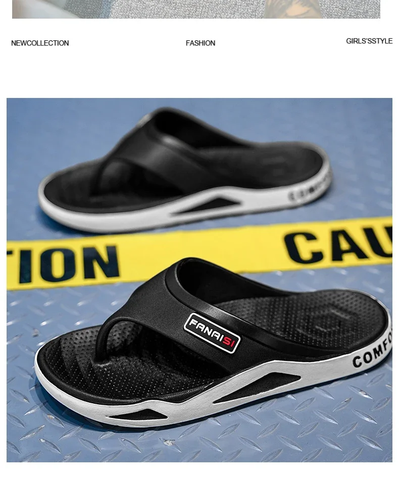 2026 Sommer Herren Flip-Flops Sport Outdoor Mode & Trend Bequeme Strand-Sandalen Herren Freizeitschuhe Haus-Flip-Flops Hausschuhe – Detail 12