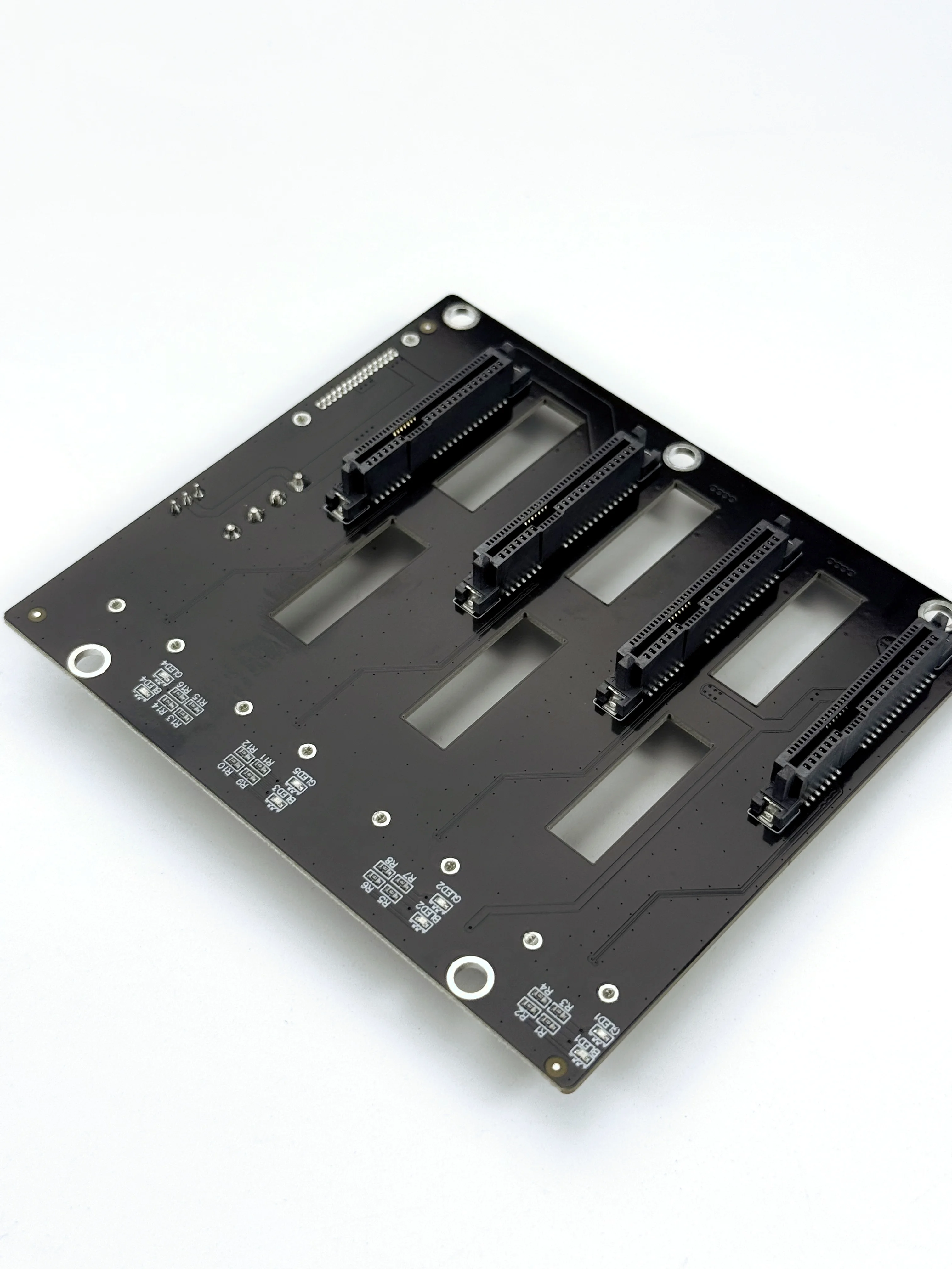 Scheda di espansione SATA ad alta velocità Backplane N4 NAS Accessori per telaio Connettori SATA 4 Schede di interfaccia per disco rigido Circuito