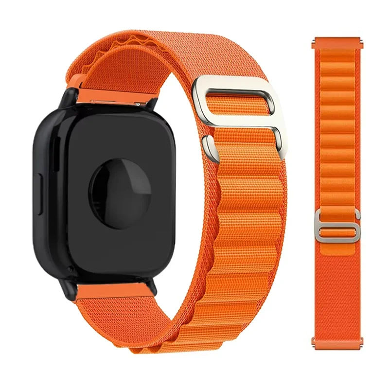 22mm Alpine Loop Strap for Redmi Watch 5 Lite/Active Nylon Bracelet Watchbands Accessories for Xiaomi Watch S4 Breathable Strap