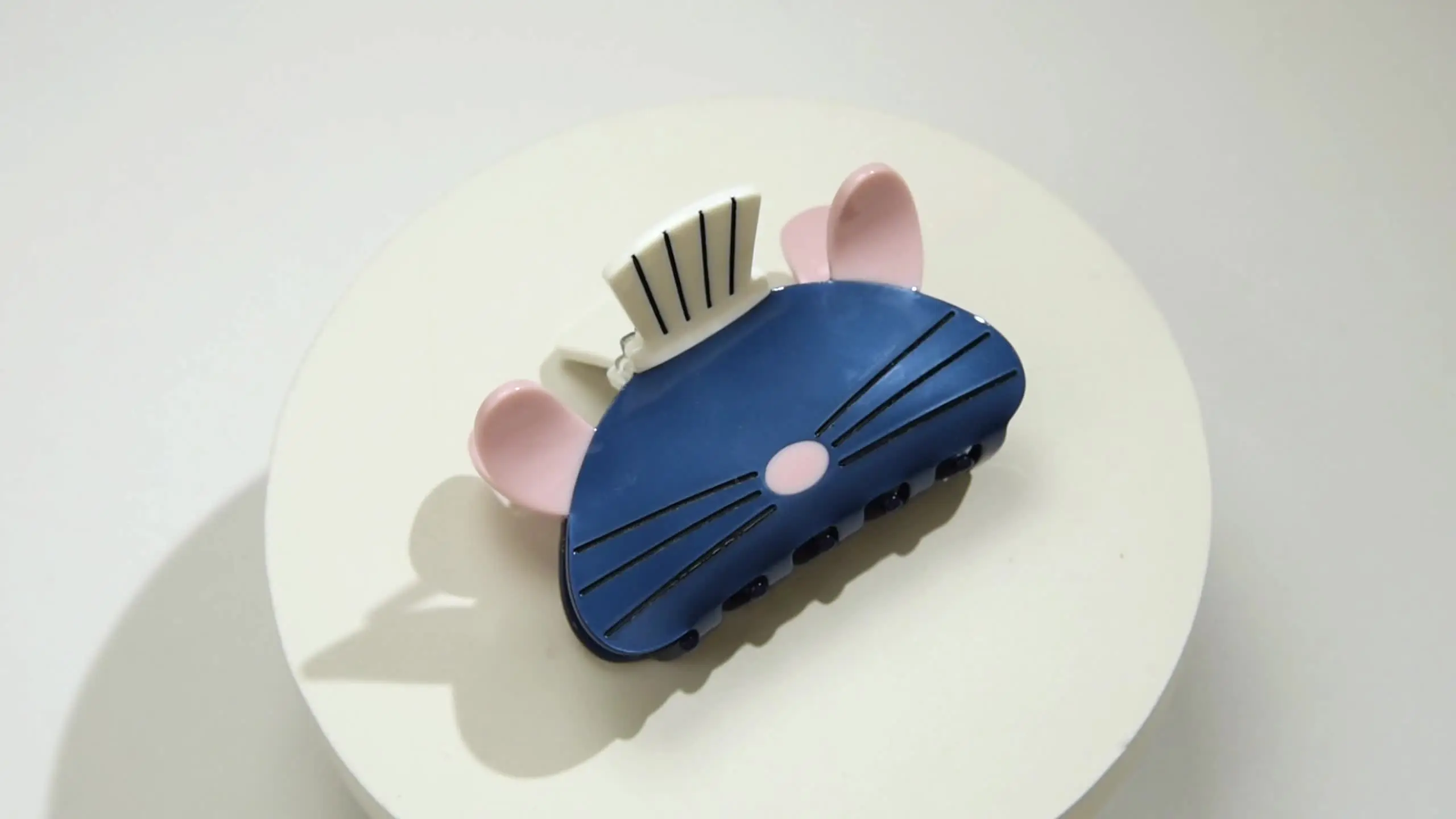 Muweordy novo bonito ratatouille garra de cabelo dos desenhos animados acetato garra clipe mouse caranguejo grampos de cabelo para mulheres menina quente acessórios de cabelo presente