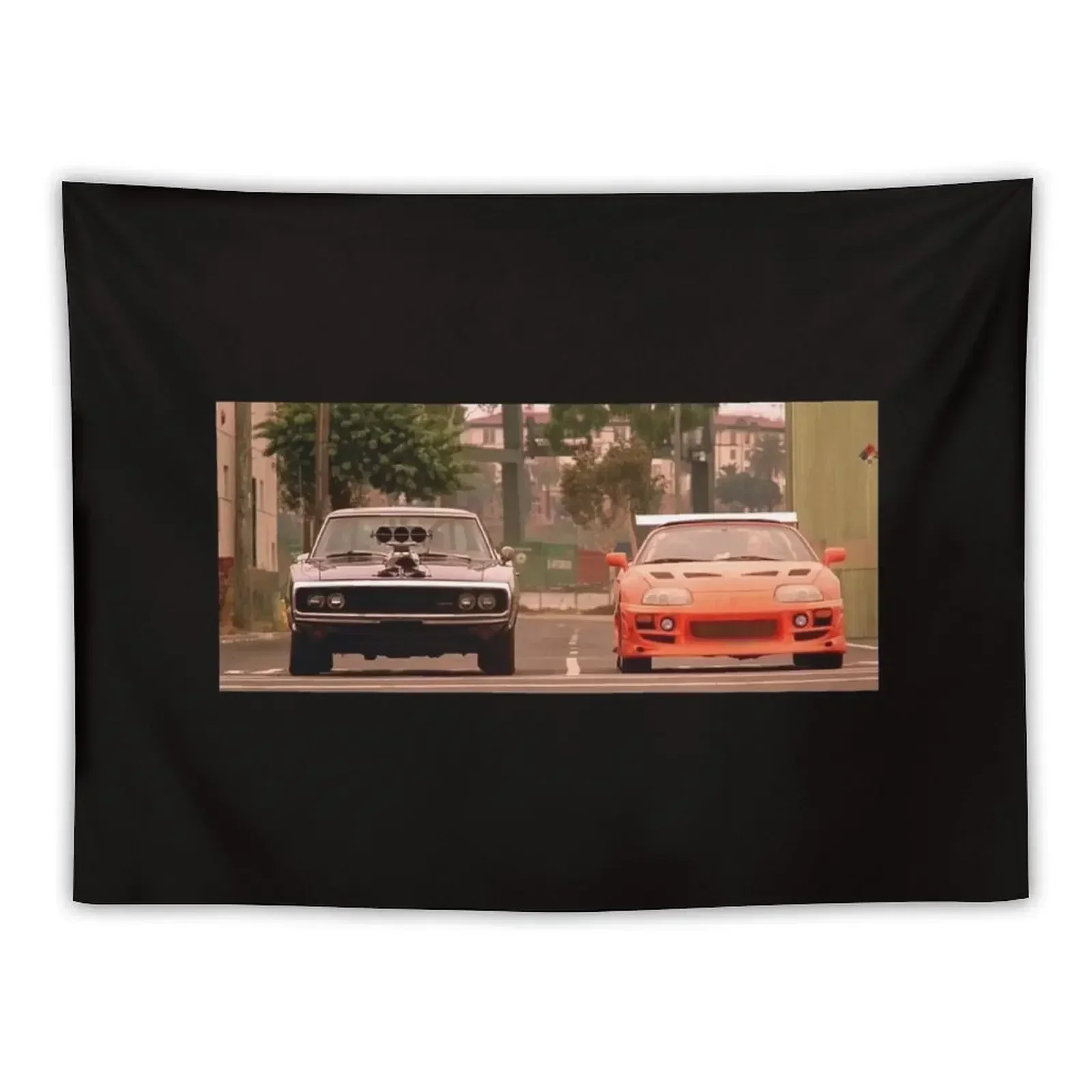 The fast and the furious last race Tapestry For Bedroom Tapestry