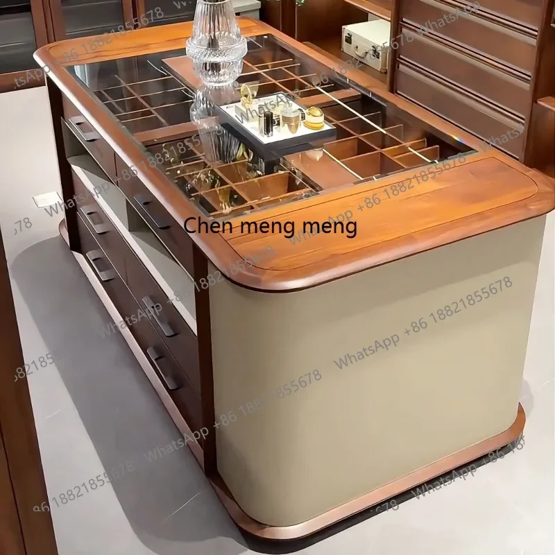 

X Nakajima Taiwan Jewelry Display Cabinet Light Luxury Household Double-sided Storage Wardrobe Guide