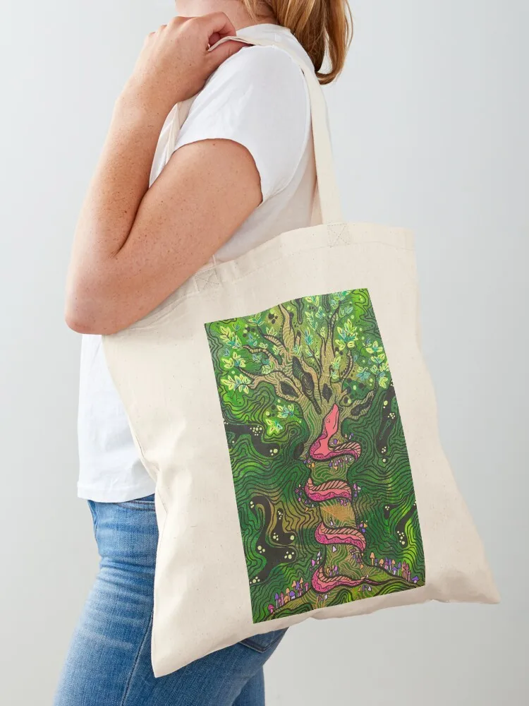 

Eve's Snake Tote Bag free delivery bags canvas tote bags supermarket folding bag women bag