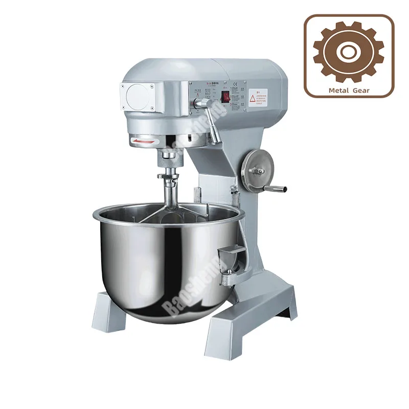 BSRM-B20 Multifunctional 20L Commercial Dough Flour Mixer for Egg Flour Cake Pizza Planetary Mixers