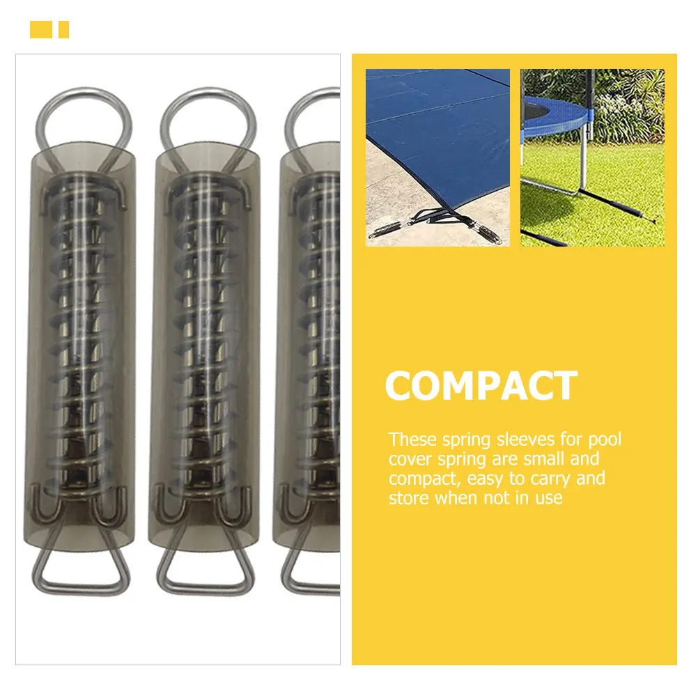 5 قطعة غطاء حمام السباحة الربيع الأكمام الثقيلة أغطية PVC حماية الينابيع منع سطح السفينة الضرر تمديد عمر الشتاء بركة السلامة