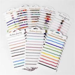 12Pcs/Set Colorful Seed Beads Bracelet For Women Men Boho Natural Crystal Stone Braided Bracelet Set Fashion Handmade Jewelry