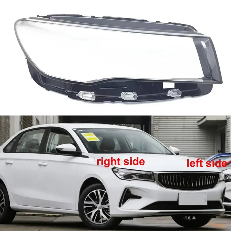 For Geely Emgrand Headlight Housing Shell Lamp Shade Lens Transparent Headlamp Cover Plexiglass Auto Replacement Parts 2022