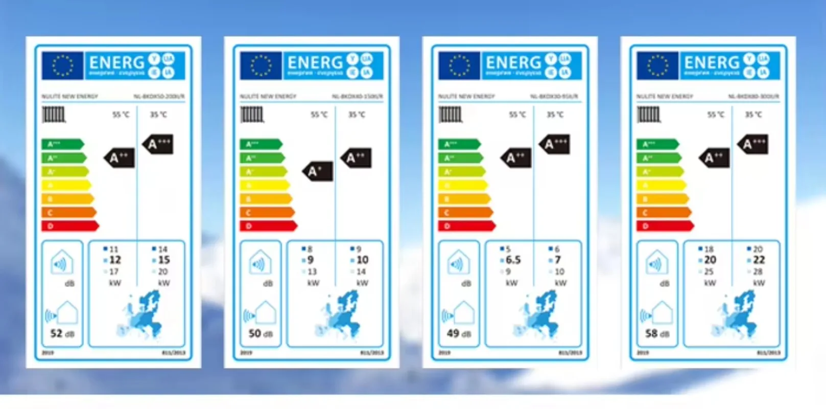 Europe Air Source Home Heating R410A R32 Inverter HeatPump 10KW 20KW Air to Water Split Heat Pump