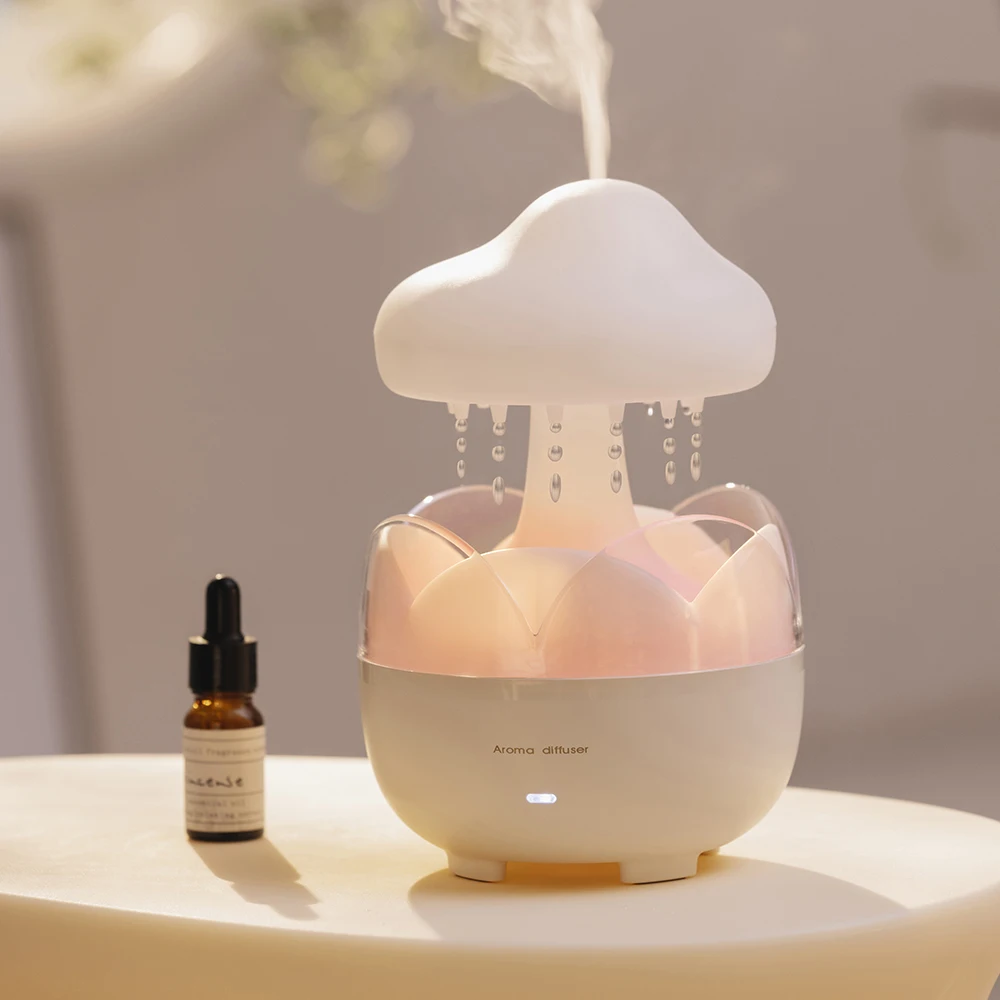 Raindrop Aromatherapy Diffuser 24V Automatic Fragrance Sprayer with Remote Control Essential Oil Aromatherapy for Home Office