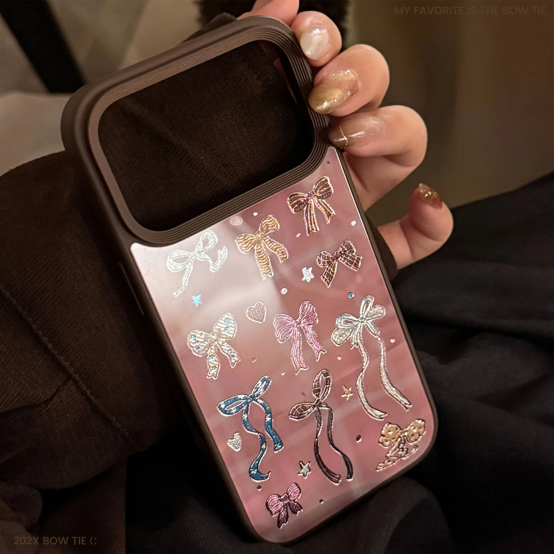 Luxe bruine telefoonhoes met k - Phone Cases Brown recensie en prijs