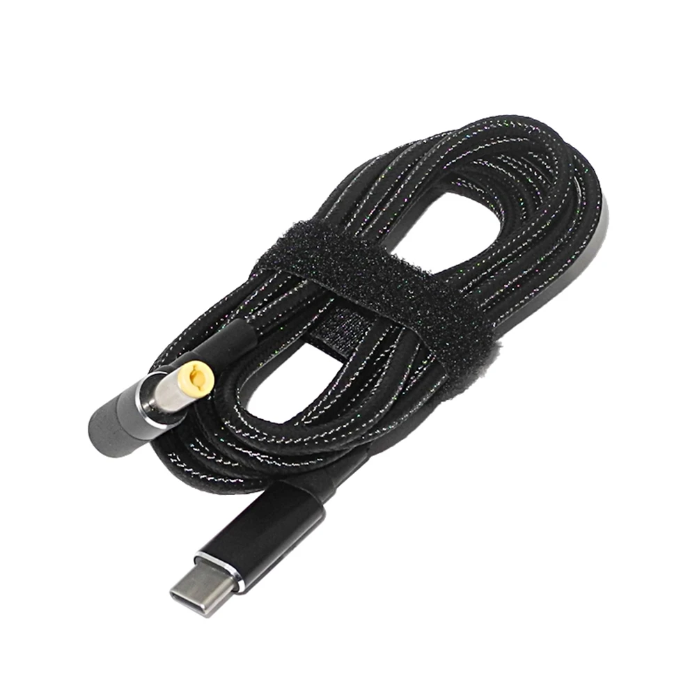 قابس موصل محول طاقة الكمبيوتر المحمول ، USB نوع C إلى شاحن عالمي ، مقبس شحن كابل كابل لأجهزة الكمبيوتر المحمولة ،