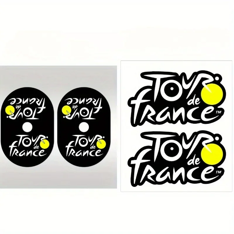 4Pcs/sheet, Decorative Stickers, Combo Set of Air Nozzle Stickers, Riding Stickers and Decals World Road Bike Championships,