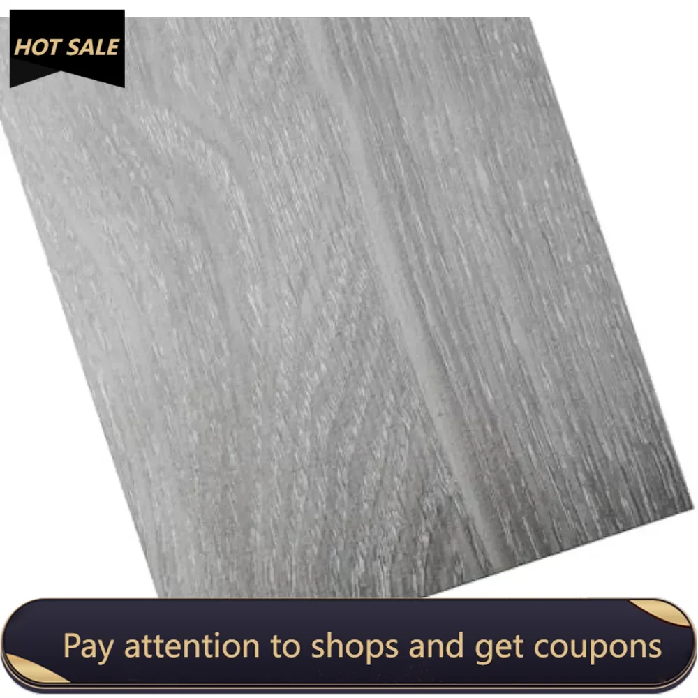 Light Grey Peel and Stick Floor Tile Sticker Premium Wood Grain Peel and Stick Floor Tile Vinyl Wood Plank 36-Pack 54 Sq.Ft Shed