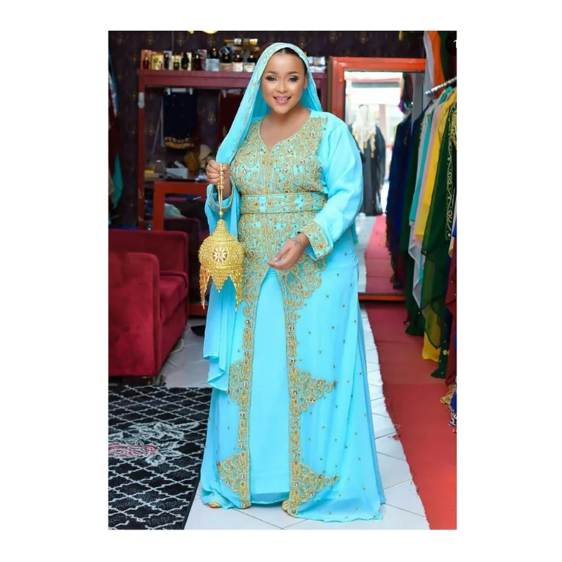 Lake Green Wedding In Dubai Morocco Kaftans Farasha Abaya Dress Very Fancy Wedding Dress