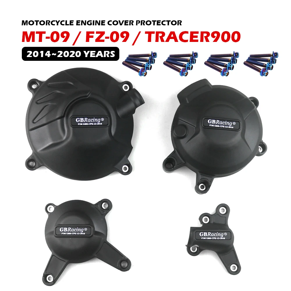 

For YAMAHA MT09 FZ09 TRACER900 XSR900 2014-2020 Motorcycle Engine Protector Cover For GB Racing Modified Accessories