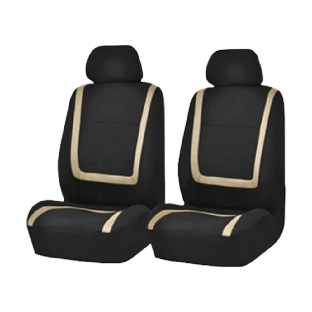 

4 pcs Car Seat Cover Universal Fit Thickened Durable Auto Seat Protector For Cars Trucks Suvs Interior Decoration Beige