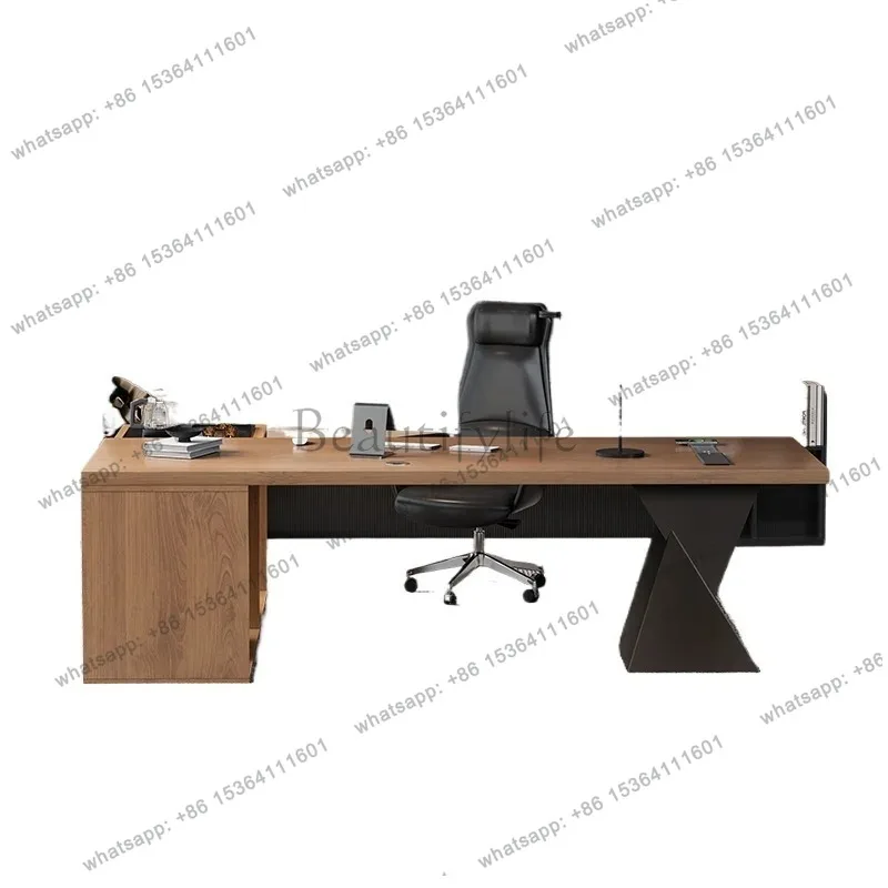 

Reception L Shape Office Desk Wood Luxury Large Wooden Modern Office Table Commercial Storage Mesa De Escritorio Furniture