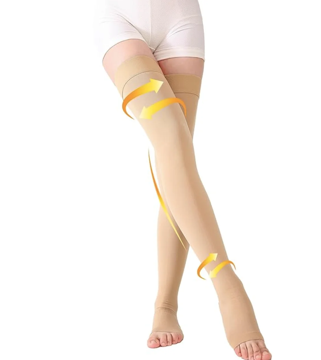 

Medical Compression Stockings Varicose Veins 20-30mmHg Elastic Treat Nursing Socks Graduated Support Hose Stockings