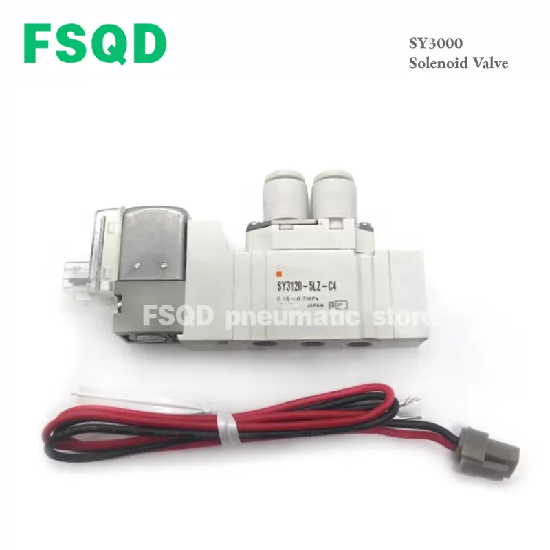 SY3120 SY3220 SY3320 SY3420 SY3520-5LZ 5LD 5L 5D 5DZD 5DZ 5DZE 5DD-C4 C6 M5 5-Port الملف اللولبي صمام SY3000/5000/7000